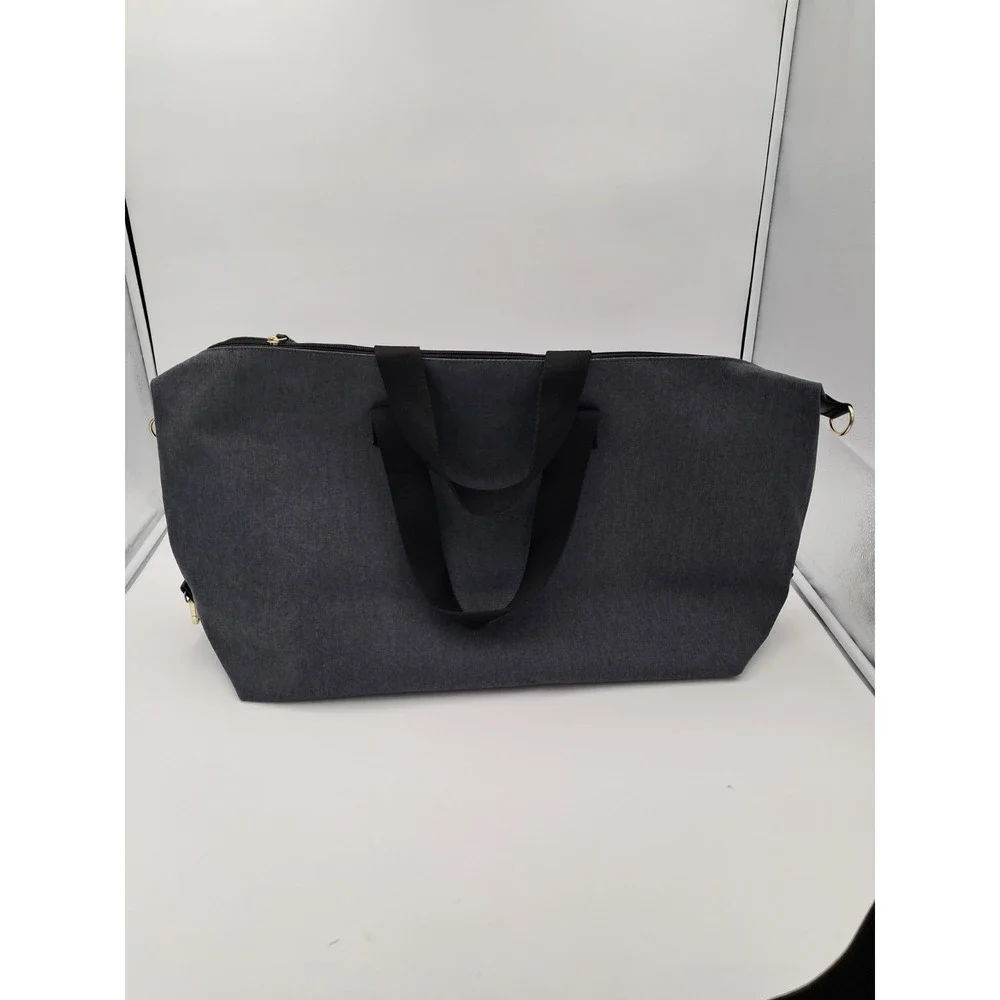 London Fog Canvas Duffel Bag-denim Weekender‎